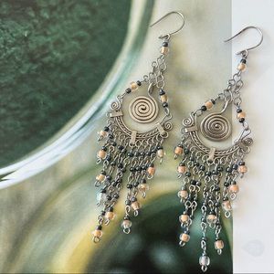 Beadwork Boho Chic Earrings